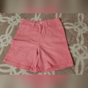 Judy Blue Pink Jean Shorts Medium